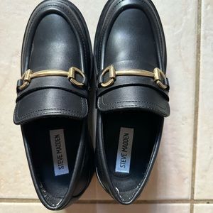 Kate Spade Roux Black Leather Loafers